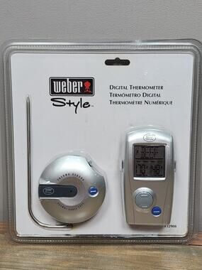 New Weber Style #320908 Digital Thermometer Barbecue Grill Therm